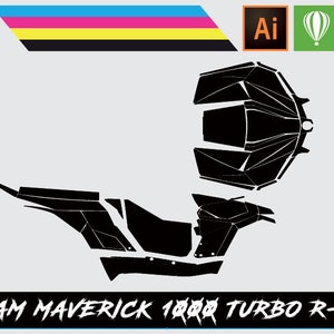 Can-am Maverick 1000 Turbo R-X-DS Vector Template