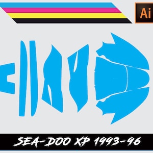 Sea-Doo XP 1993-96 Vector Template