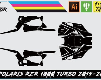 Polaris RZR 1000 Turbo 2019-20 Vector Template