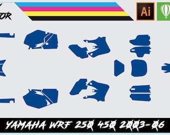 Yamaha WRF 250-450 2003-06 Vector Template