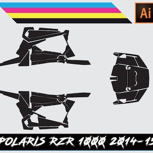 Polaris RZR 1000 2014-15 Vector Template