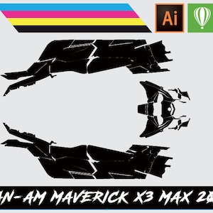 Can-am Maverick X3 Max 2017-19 Vector Template