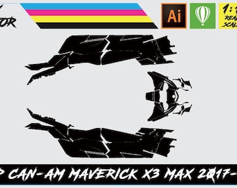 Can-am Maverick X3 Max 2017-19 Vector Template