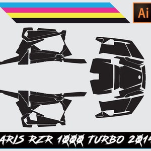 Plantilla vectorial del Polaris RZR 1000 Turbo 2014-18