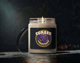 CURSED ! The Forbidden Coloring Book Scented Soy Candle, 9oz - Candles to Color with - Creepy Candles - Cursed Candles