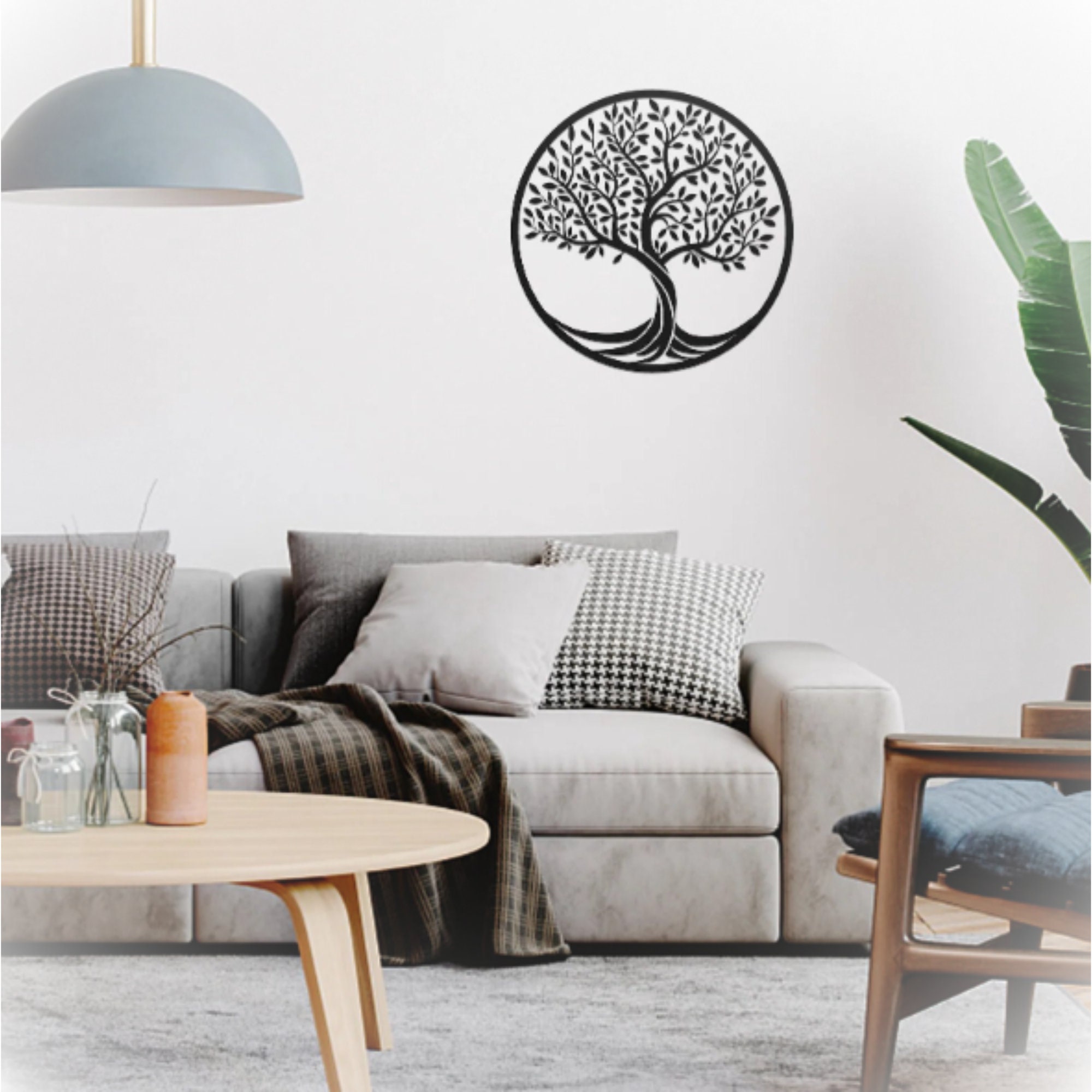 Tree of Life Wall Art, Metal Wall Sculpture, Decorative Tree Wall