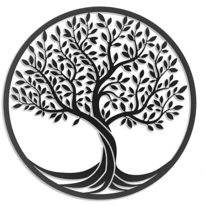 Tree of Life Wall Art, Metal Wall Sculpture, Decorative Tree Wall