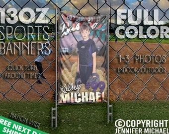 Personalized dusty Sports banner | Wall art | Custom Banners | Vinyl banners | Baseball | High School | Homecoming | Senior night | Youth