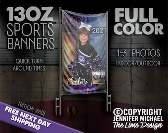 Personalized Cheer banner | Dance team | Wall Art | Custom Banners | Vinyl banners | Cheer Leader | High School | Homecoming | Senior night