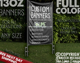 Custom Designed  banner | Wall Art | Birthday Parties | Vinyl banners | Seniors | Events | Signage | Political Campaigns | Marketing