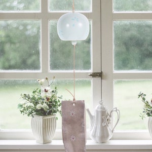 Japanese Wind Chimes Handmade Ceramic Hanging Decorations for Porch Garden Backyard Home Decor, Perfect Gift