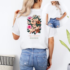 Fresh Off The Market Bachelorette Shirt Custom Bachelorette Shirt Off The Market Shirt Group Bachelorette Shirts Personalized Bachelorette