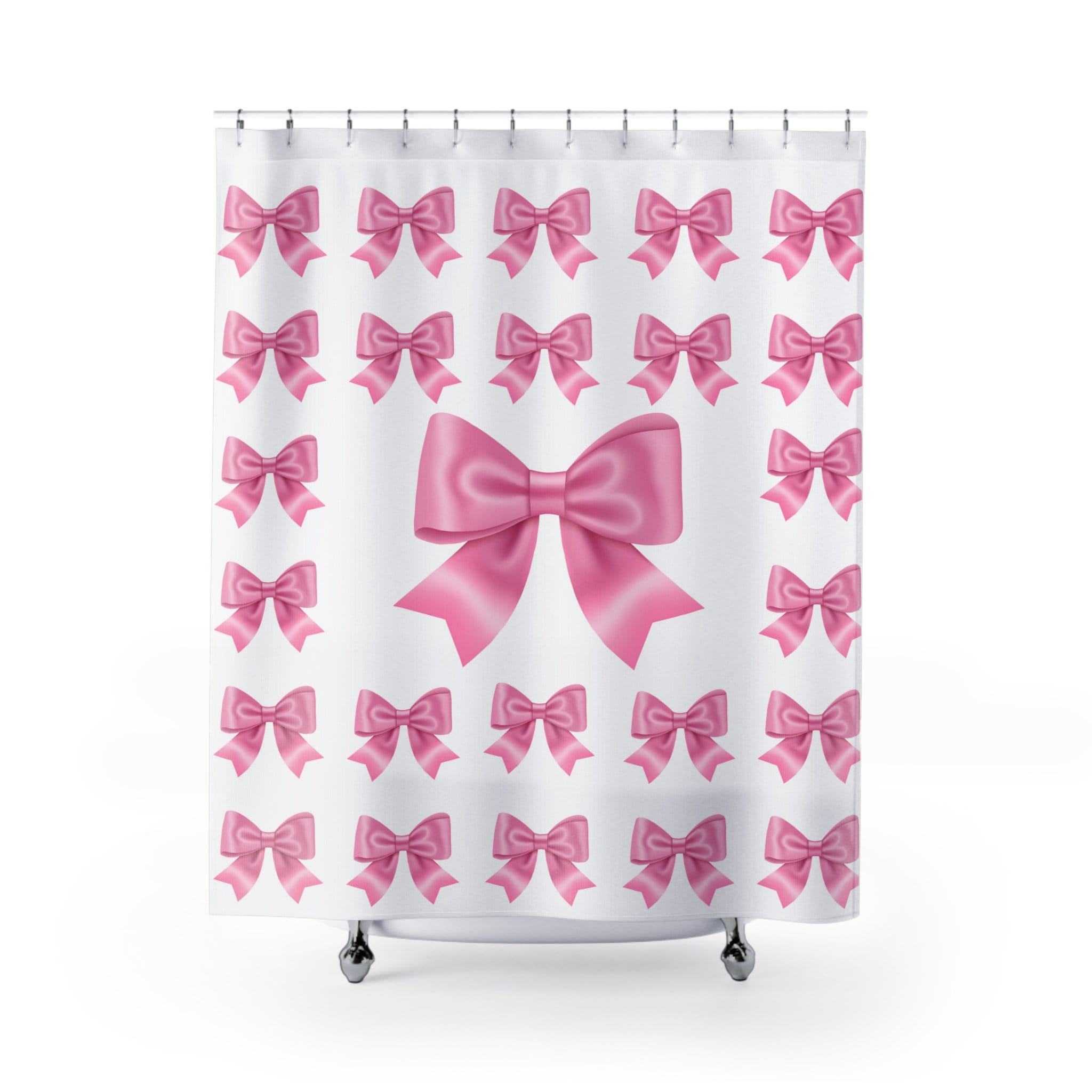 Custom Shower Curtain Coquette Shower Curtain Pink Shower Curtain Boho