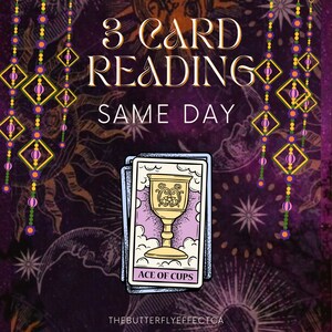 Lecture de tarot à 3 cartes le même jour