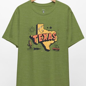 Vintage Texas Shirt Cool Gift for Texas Fan Popular Shirt Retro T-Shirt Vintage Apparel Summer Spring Fall Trending Texan Shirt