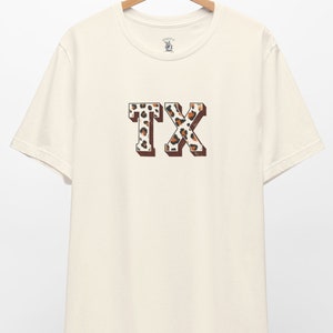 Vintage Leopard Print Texas Shirt Cool Gift for Texan Popular Shirt Stylish Retro Clothing Faded Graphic Tee Summer Spring Fall Fashion