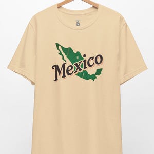 Vintage Mexiko Unisex Grafik-T-Shirt, lässiges Reise-Shirt, Geschenk für Sie und Ihn, Sommerferienkleidung, Kultureller Stolz Top, Abenteuerkleidung