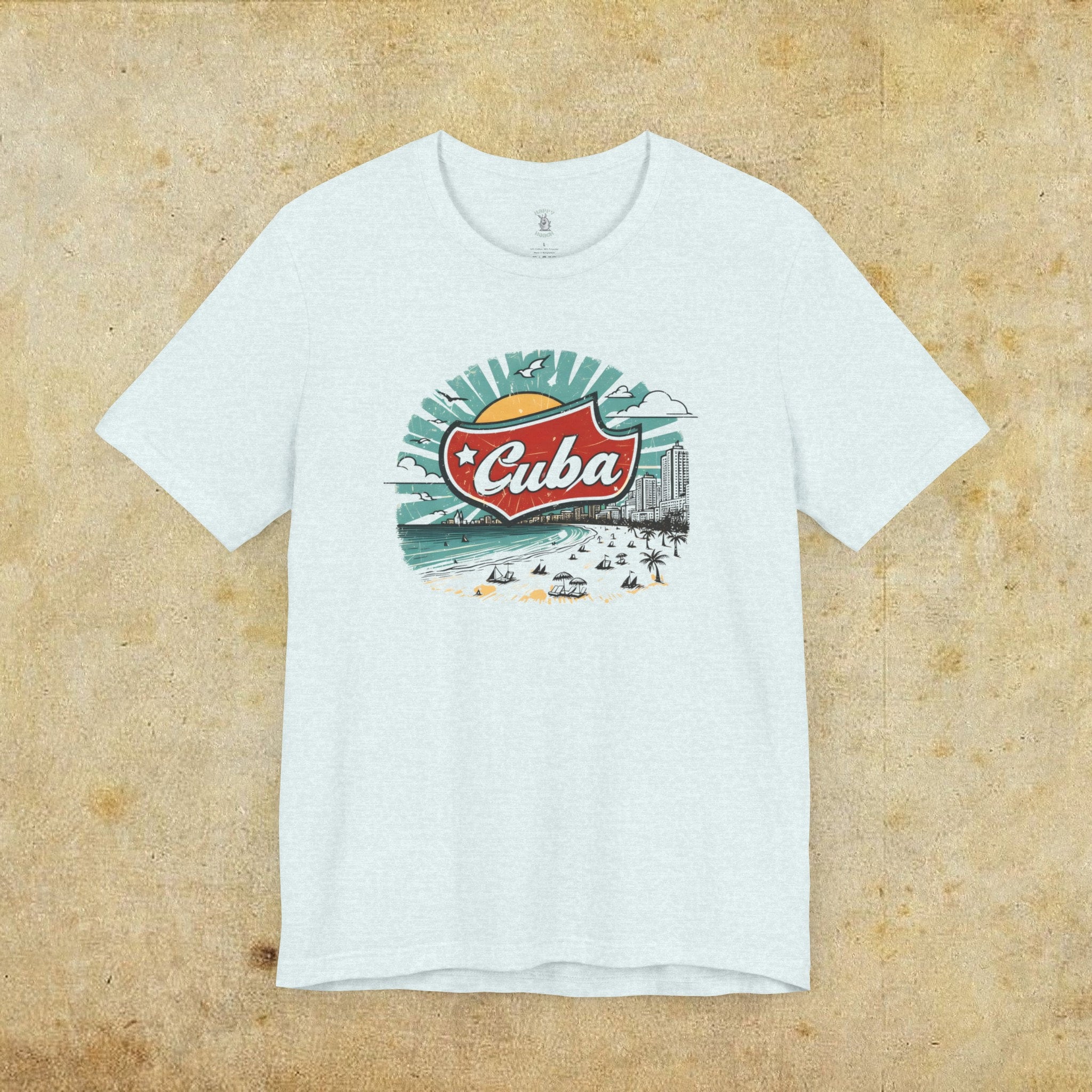 貴重◎ 80〜90's unknown cuba shirt vintage Vintage 80S 90S Havana Cuba Miami Tourist T-Shirt Large Pink