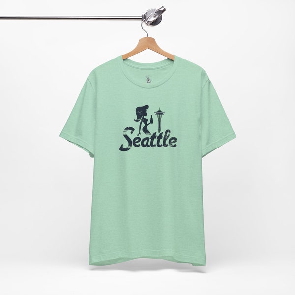 Vintage Seattle Shirt Gift for Seattle Fan Popular Shirt Retro Washington T-Shirt Northwestern Apparel Summer Spring Fall Stylish T-Shirt