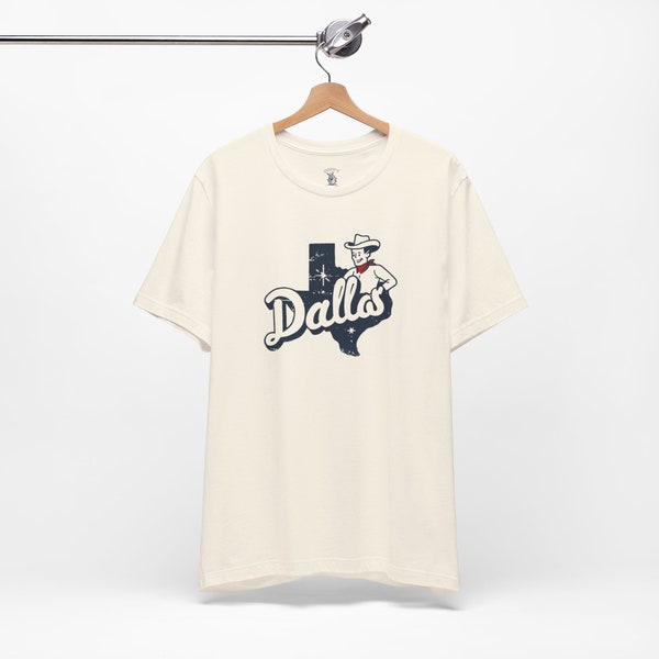 Vintage Dallas Shirt Gift for Dallas Fan Popular Shirt Retro Vacation T-Shirt Cowboy Apparel Summer Spring Fall Stylish Dallas T-Shirt