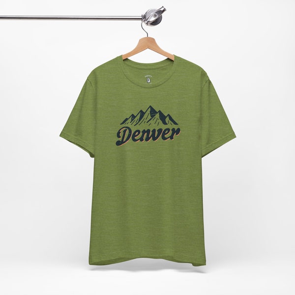 Vintage Denver Shirt Gift for Denver Fan Popular Shirt Retro Vacation T-Shirt Mountain Apparel Summer Spring Fall Stylish Denver T-Shirt