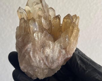 Natural Congo Citrine Specimen Mineral Quartz Cluster Mineral Crystal Home Decor Art Interior Design Gifts gifts for her