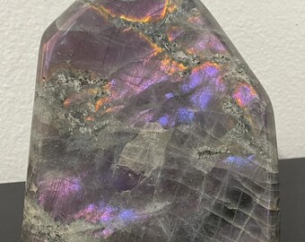Large Purple Labradorite Free Form High Grade Crystal Home Decor Art Interior Design Gifts gifts for her