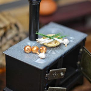 Miniature Clay Vegetables: Dollhouse Kitchen Food, Sold Separately