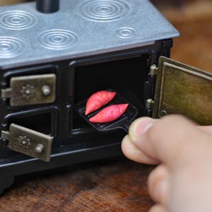 手作り粘土ミニチュアサツマイモ：ドールハウスキッチンデコレーション