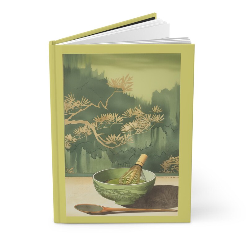 Matcha Green Tea Journal, Japanese Painting Diary, Watercolor Matcha ...