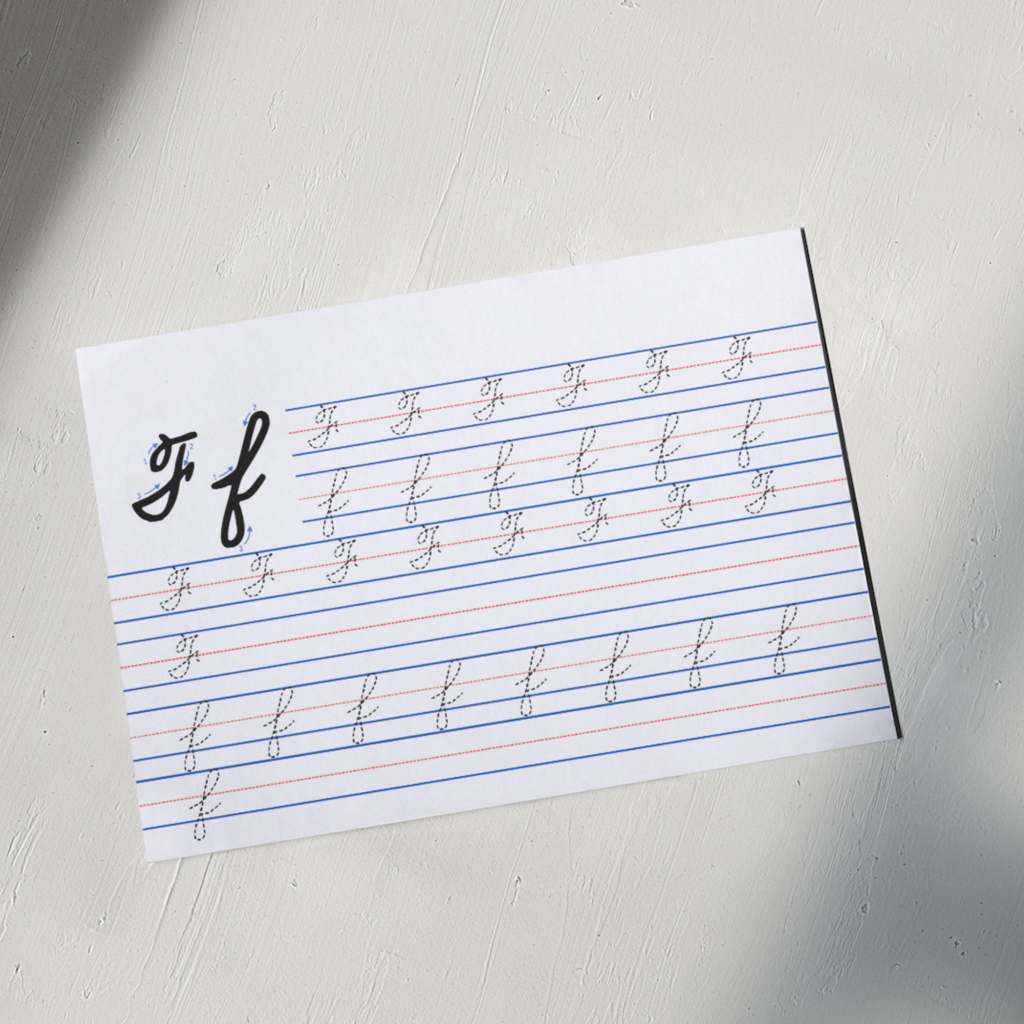 Cursive Alphabet Tracing Worksheet / Printable Cursive Alphabet Tracing ...