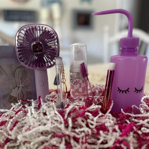Eyelash Aftercare Kit – Complete Eyelash Extension Cleaning Set | Includes Lash Fan, Foam Cleanser, Wands & More!