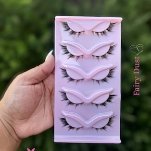Fox eyelashes |  5-Pack DIY Lashes Anime-Inspired with Spikes |