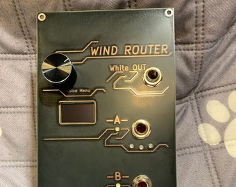 Wind Router Noise Module for Modular Synthesizer 20cm Tall 10cm wide large Format popular DIY format Small Batch