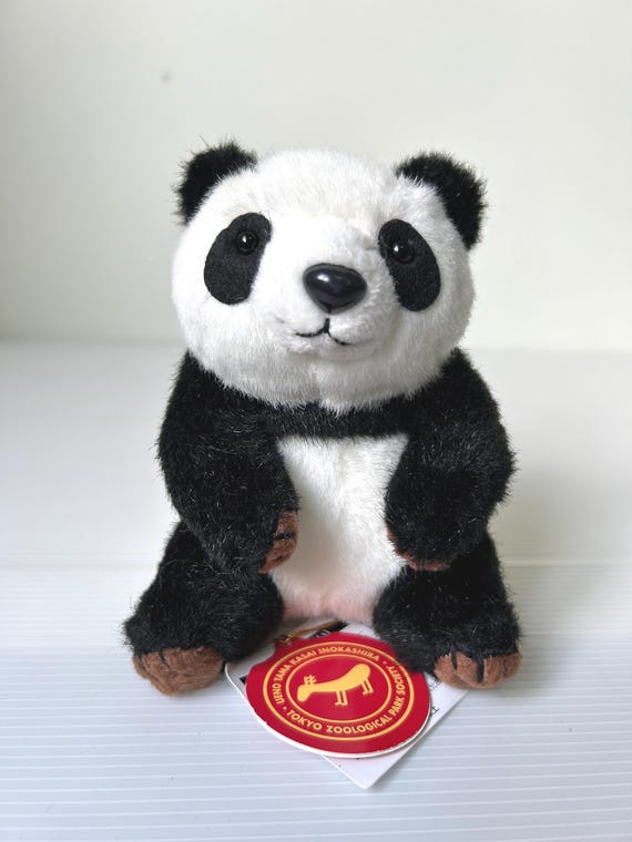 Vintage Ueno Zoo Panda Plush Toy – Rare Tama Tokyo Zoological Park