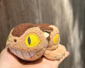 Peluche vintage del autobús gato de Mi Vecino Totoro de Studio Ghibli, año 2000, Japón