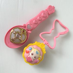 Pretty Cure Kyupoon Hugtto Precure Spoon With Mirai Crystals Bandai Toy japan
