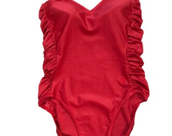 Vintage Christian Dior sport one piece authentic swimsuit Red size M