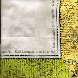 Vintage Karl Lagerfeld Handkerchief / Bandana zdjęcie 8