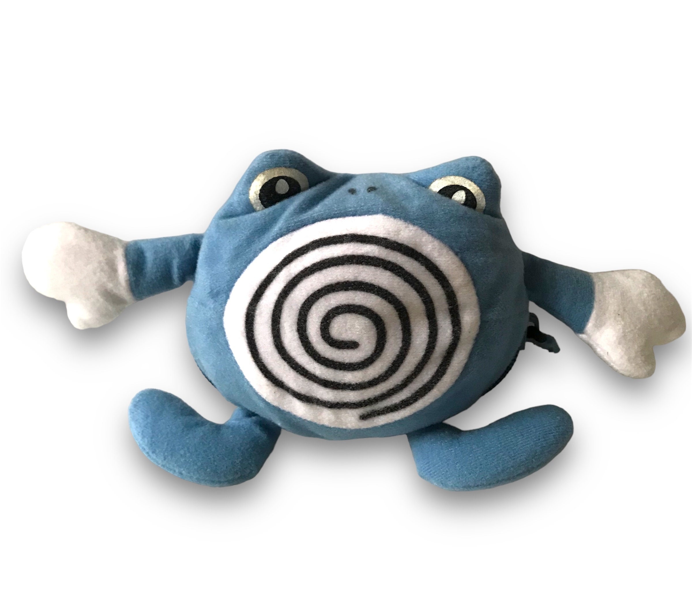 Boneka pokemon Poliwag Poliwhril reverse plushie Nintendo 1999