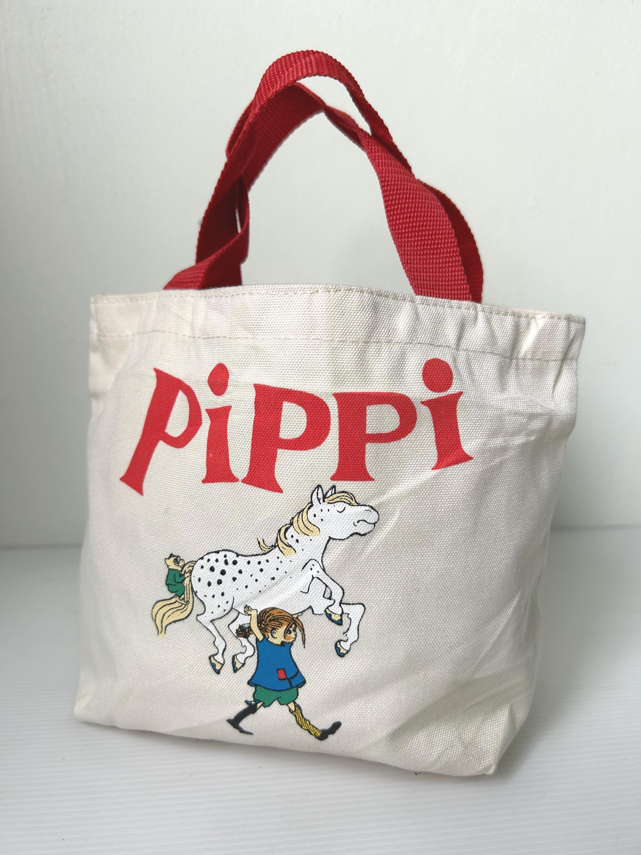 Rare I Love Pippi Longstocking Pippi's Outing Tote Bag Limited