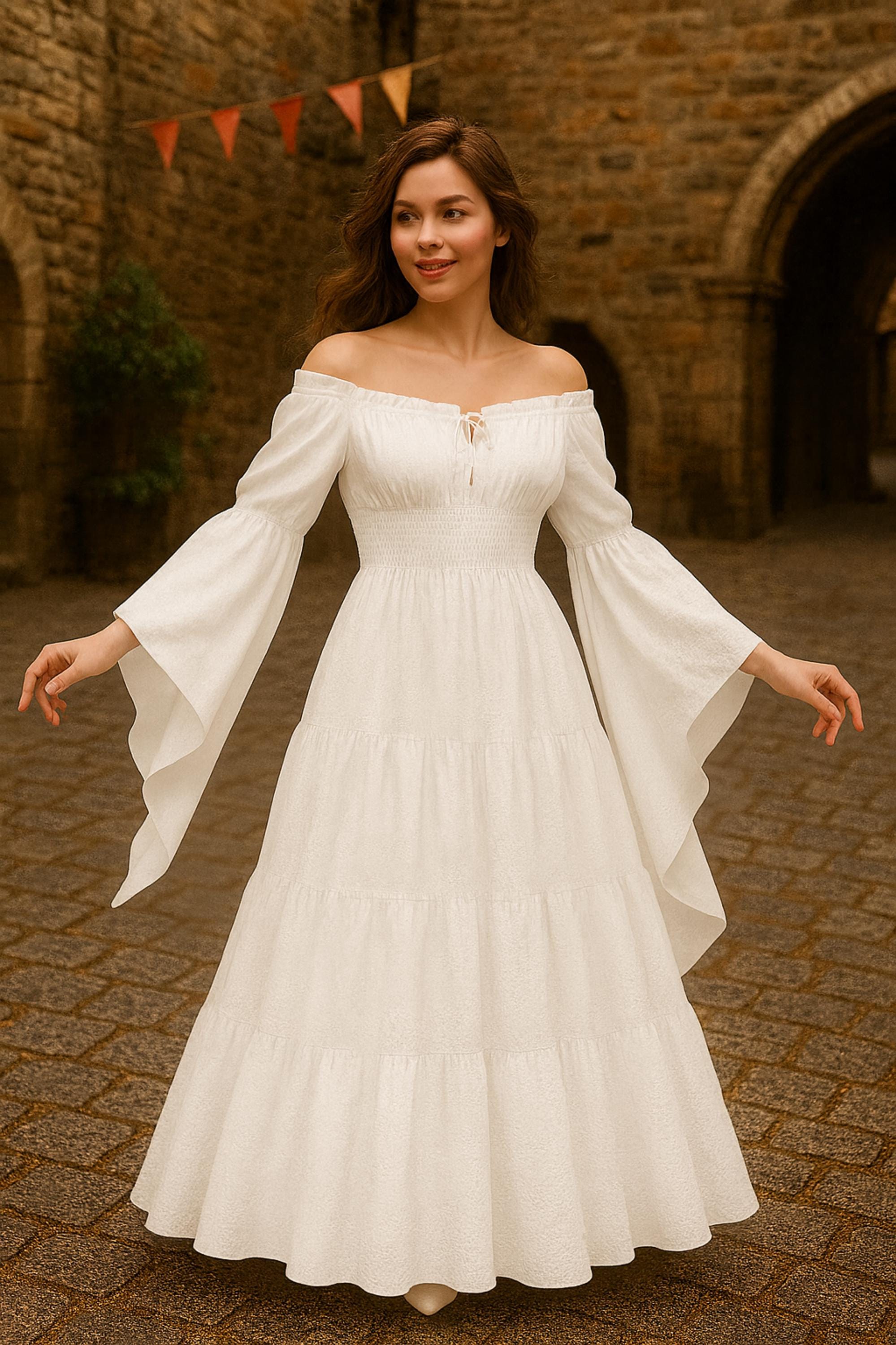 Off White Boho Dress