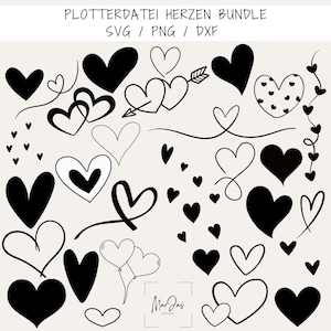 Hartplotterbestand | SVG | PNG | DXF | Direct downloaden | Harten | Plotterbestandsbundel | Hartplotterbestand | harten
