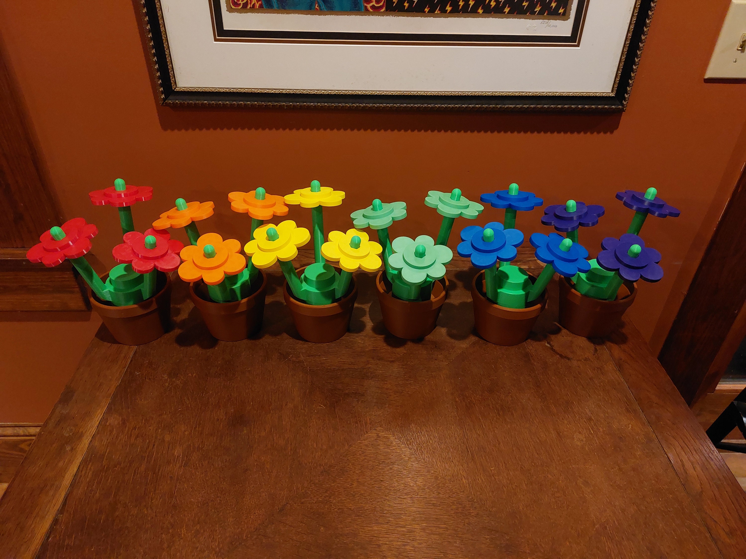 Soportes de pared para flores LEGO® LEGO® Flower Bouquet 10280, tulipanes  40461, rosas 40460 o girasoles 40524 -  España