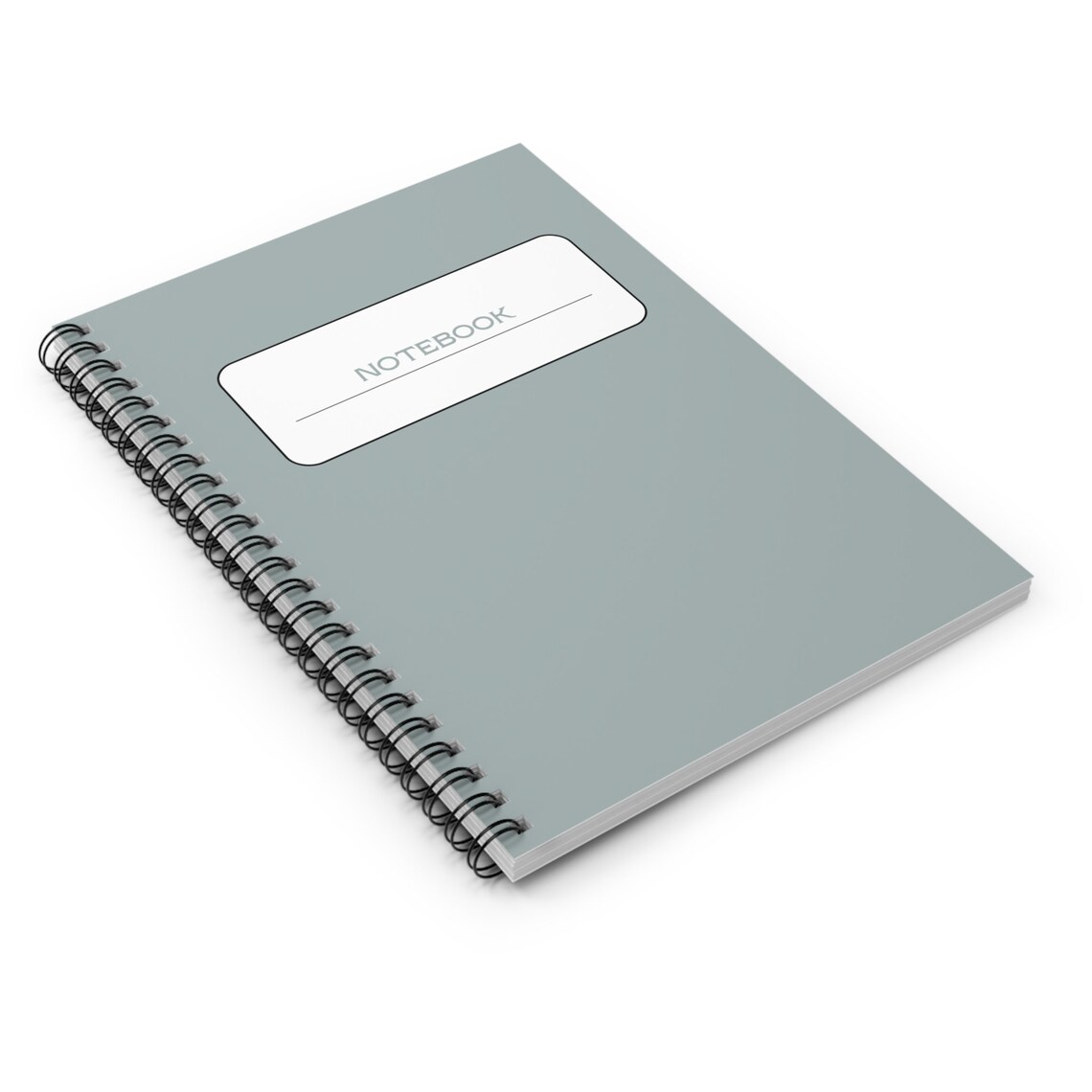 Copy of Letter B Mud Spiral Notebook Ruled Line - Etsy