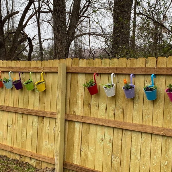 Unique Metal Flower Pots Etsy