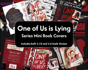 『One of Us is Lying』シリーズ4 ミニブックカバー カレン・マクマナス、1:12 ドールハウス