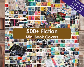500+ Miniature Book Covers – 1:12 Scale Dollhouse Fiction (PDF)