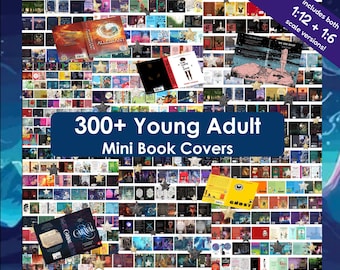 300+ Young Adult Mini Book Covers – 1:12 Scale (Printable PDF)