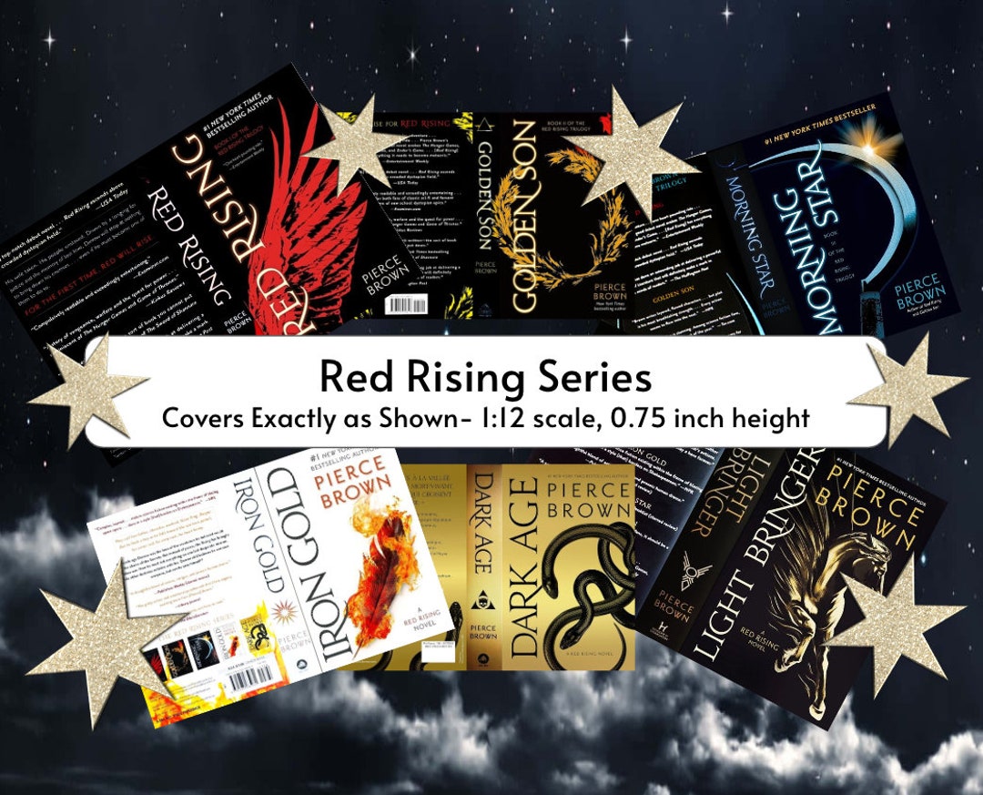Red Rising Miniature Book Covers – 1:12 Scale (digital Download) - Etsy
